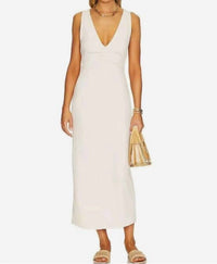 Free People Lyla Midi Dress in summer khaki - women's dress