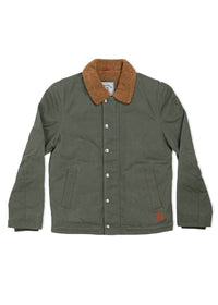 Iron & Resin Men's 1st Gen Waxed Nautilus Jacket in olive - women's jacket