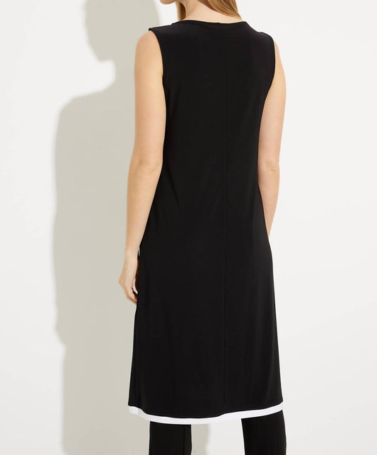 Joseph Ribkoff - Color-block Sleeveless Tunic