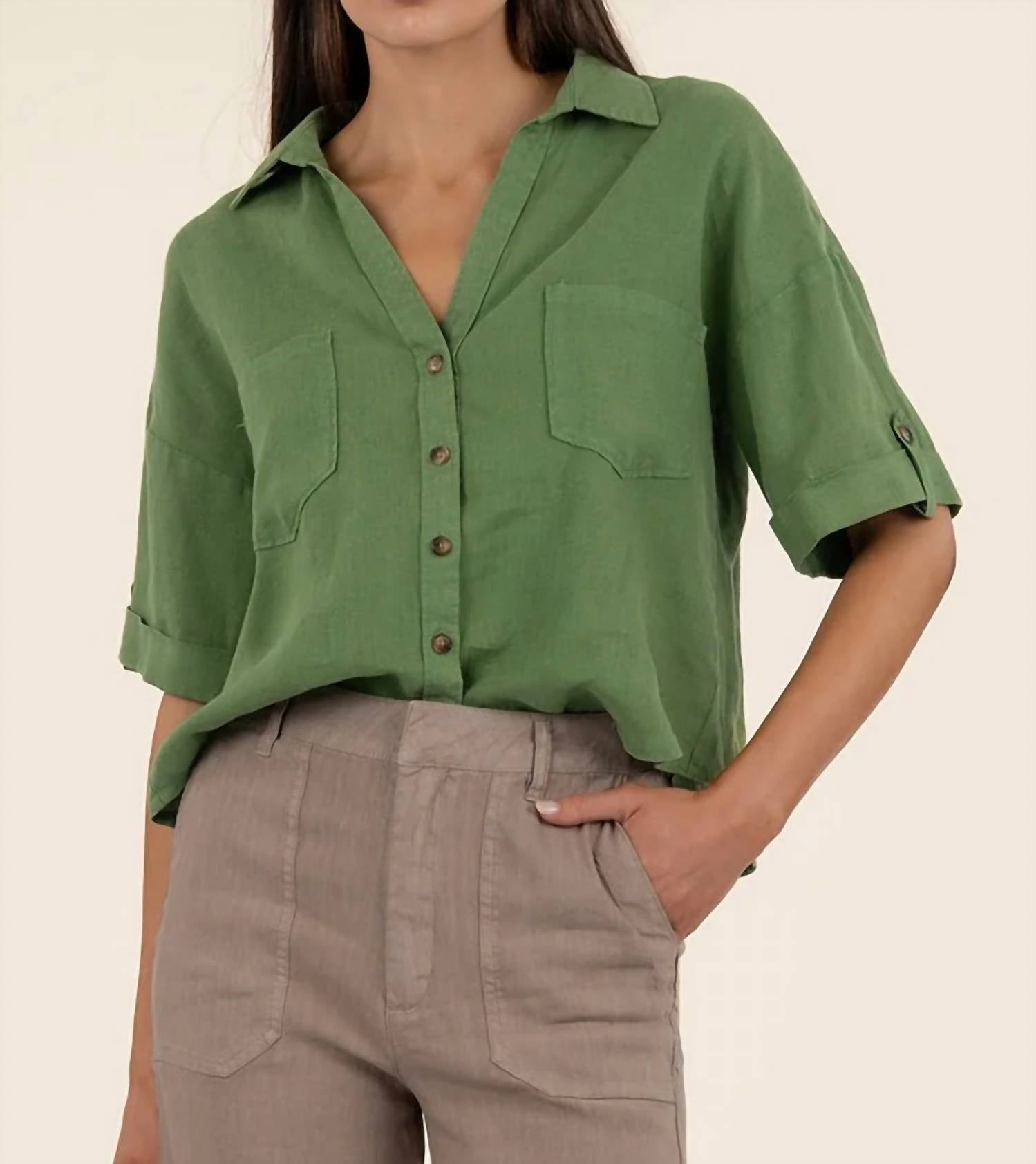 Kut From The Kloth - Breland Boxy Shirt