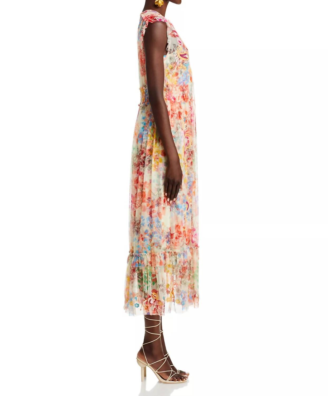Johnny Was - Mazzy Tie Sleeveless Maxi Dress