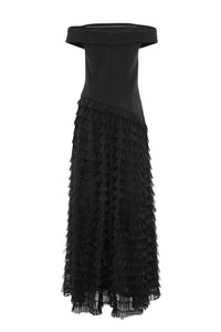 Aidan Mattox - Women's Sheer Skirt Gown Dress
