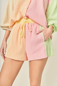 English Factory - Candy Stripe Shorts