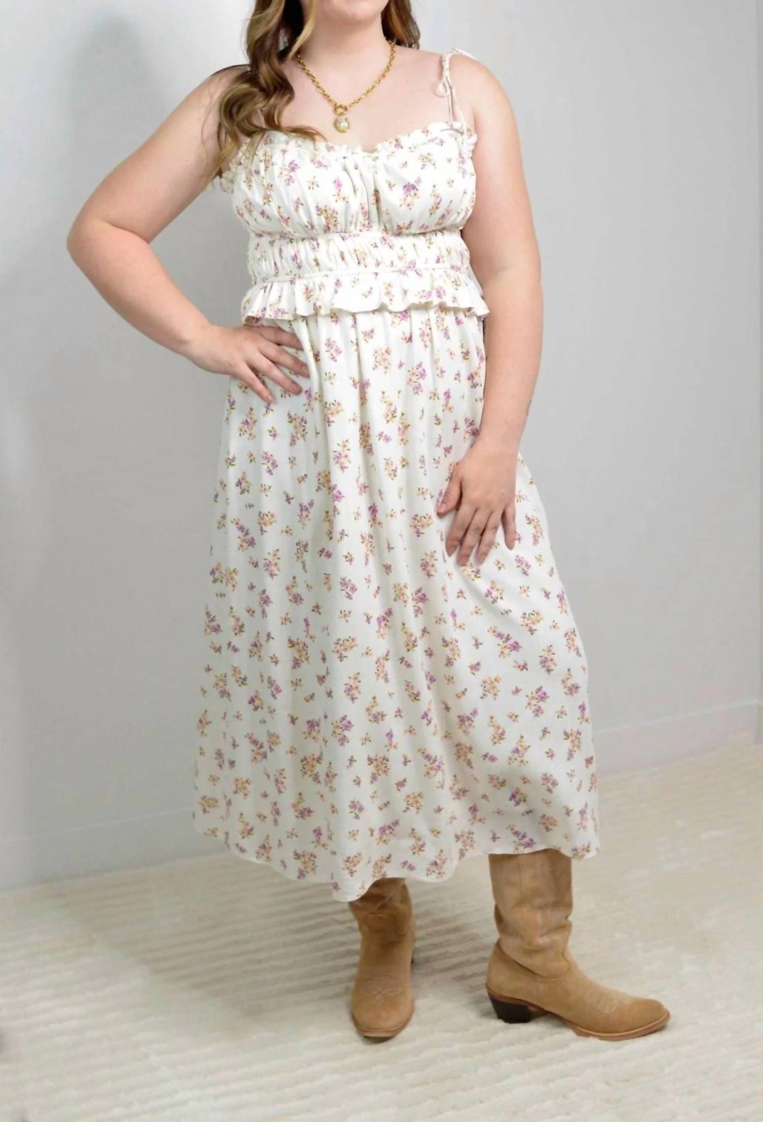 Sadie & Sage - Bouquet Midi Dress
