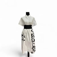 Mimoto - Women's Collared Midi Dress