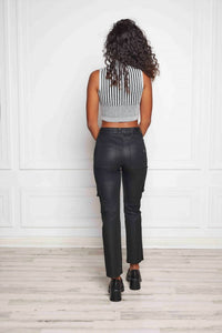 Hidden - Quinn High Waist Cargo Cigarette Jeans