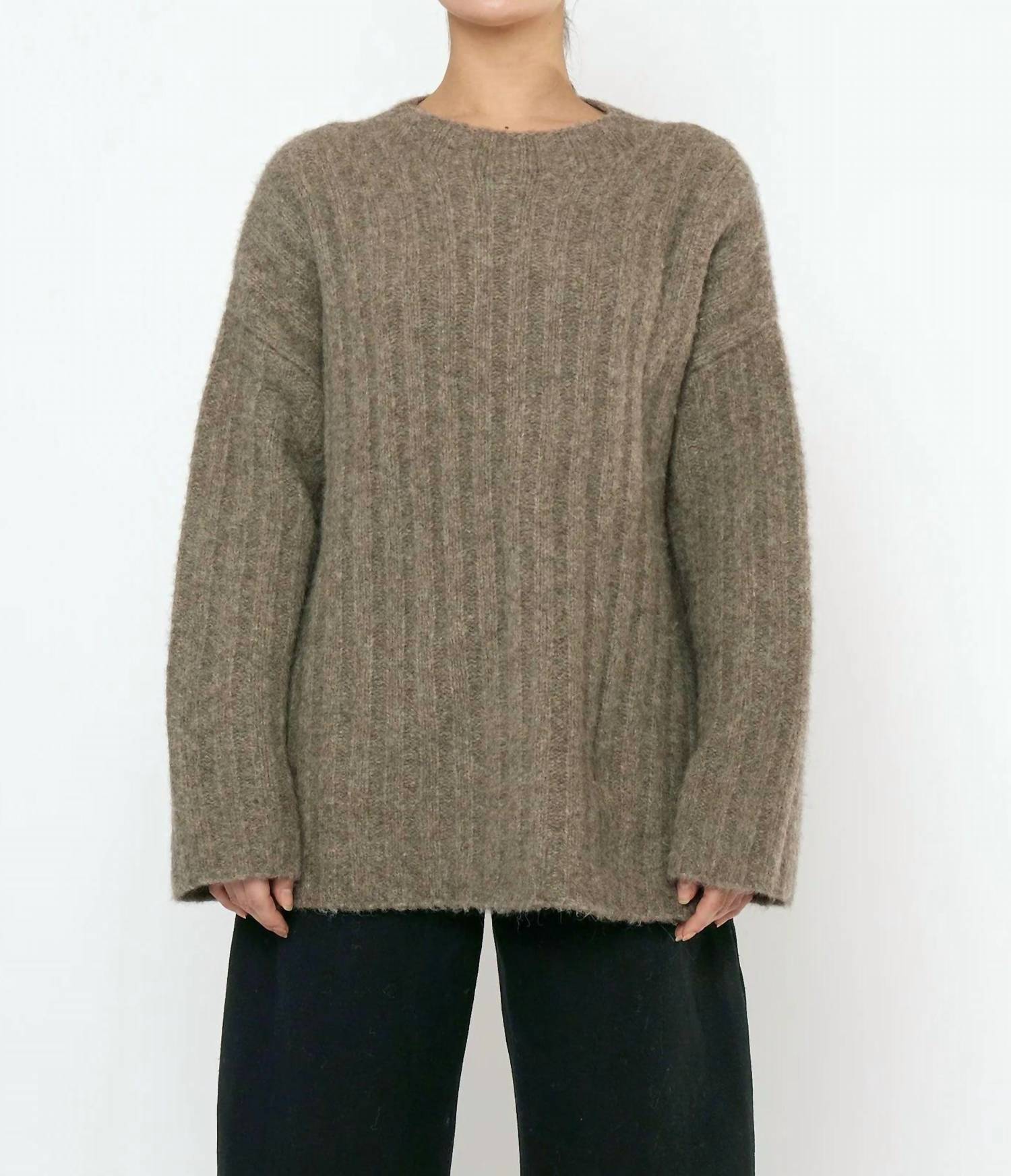 7115 By Szeki - Chunky Mockneck Sweater