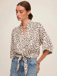 Fifteen Twenty - Bernice Tie-Front Top
