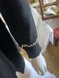 Pure Amici - Women's Cotton Cashmere Split Hem Crew Sweater