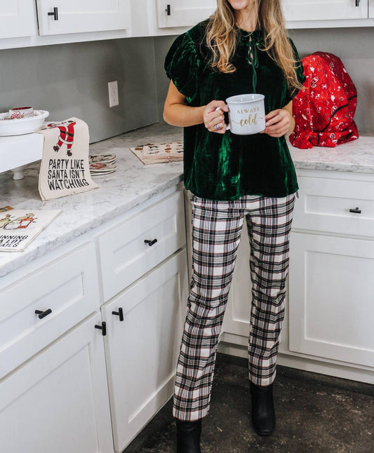 Dear John Denim - Tell It All Dark Green Top