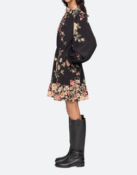 Sea - Jolie Print Long Sleeve Mini Dress