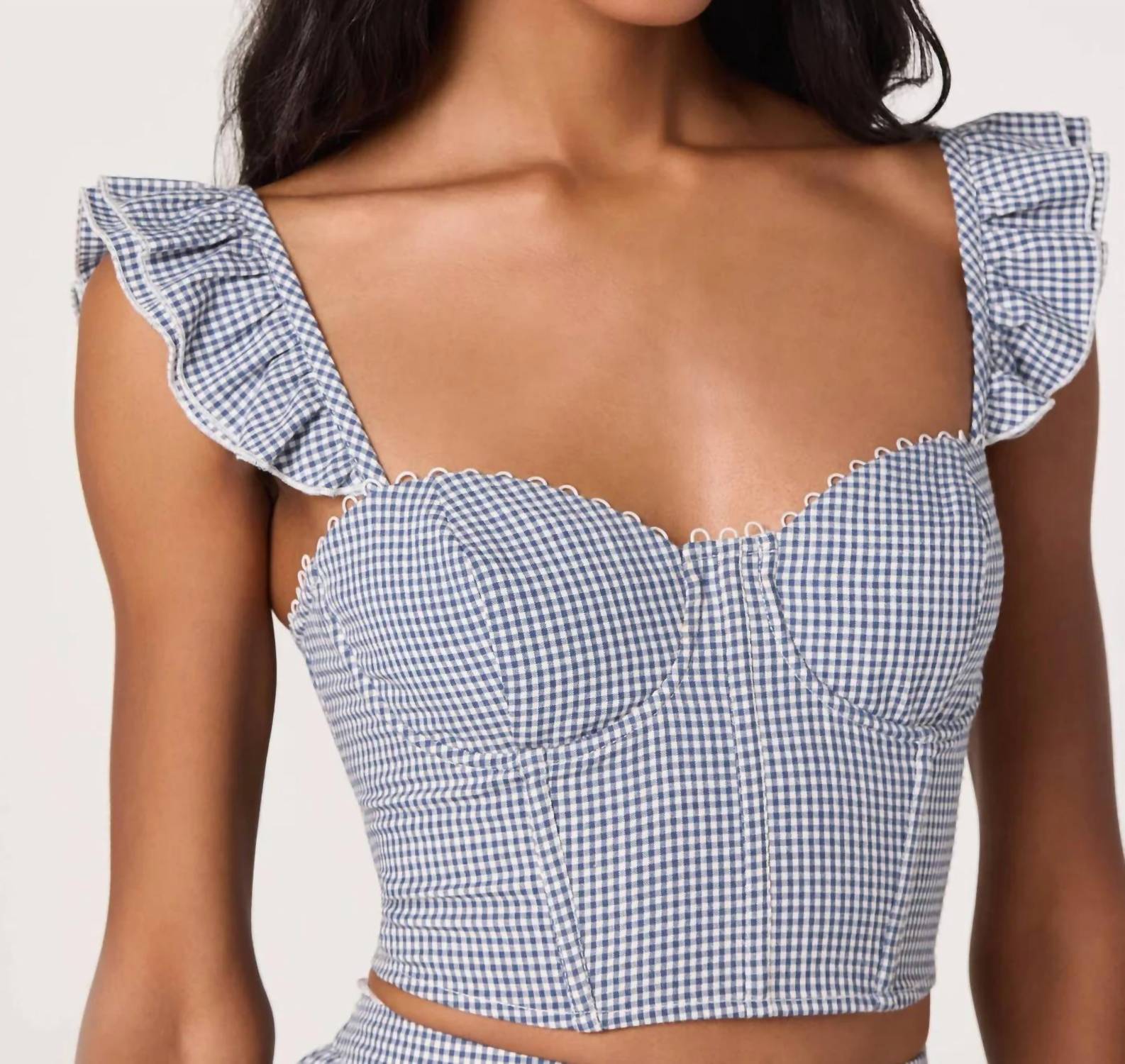 Astr - Wedelia Gingham Top