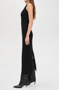 Rag & Bone Natalia Boatneck Midi Dress in black - women's dress - alternate view