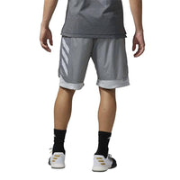 adidas Men's Harden Pull-on Shorts in gray - men's shorts - detail view