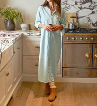 Frank & Eileen - Button Up Maxi Shirtdress