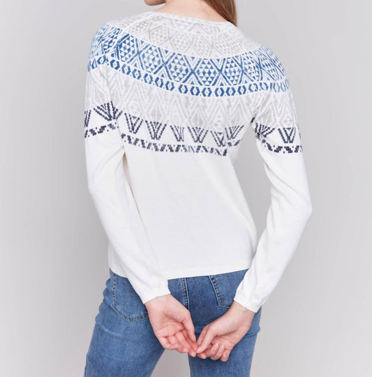 Charlie B - Raglan Sleeve Ski Sweater