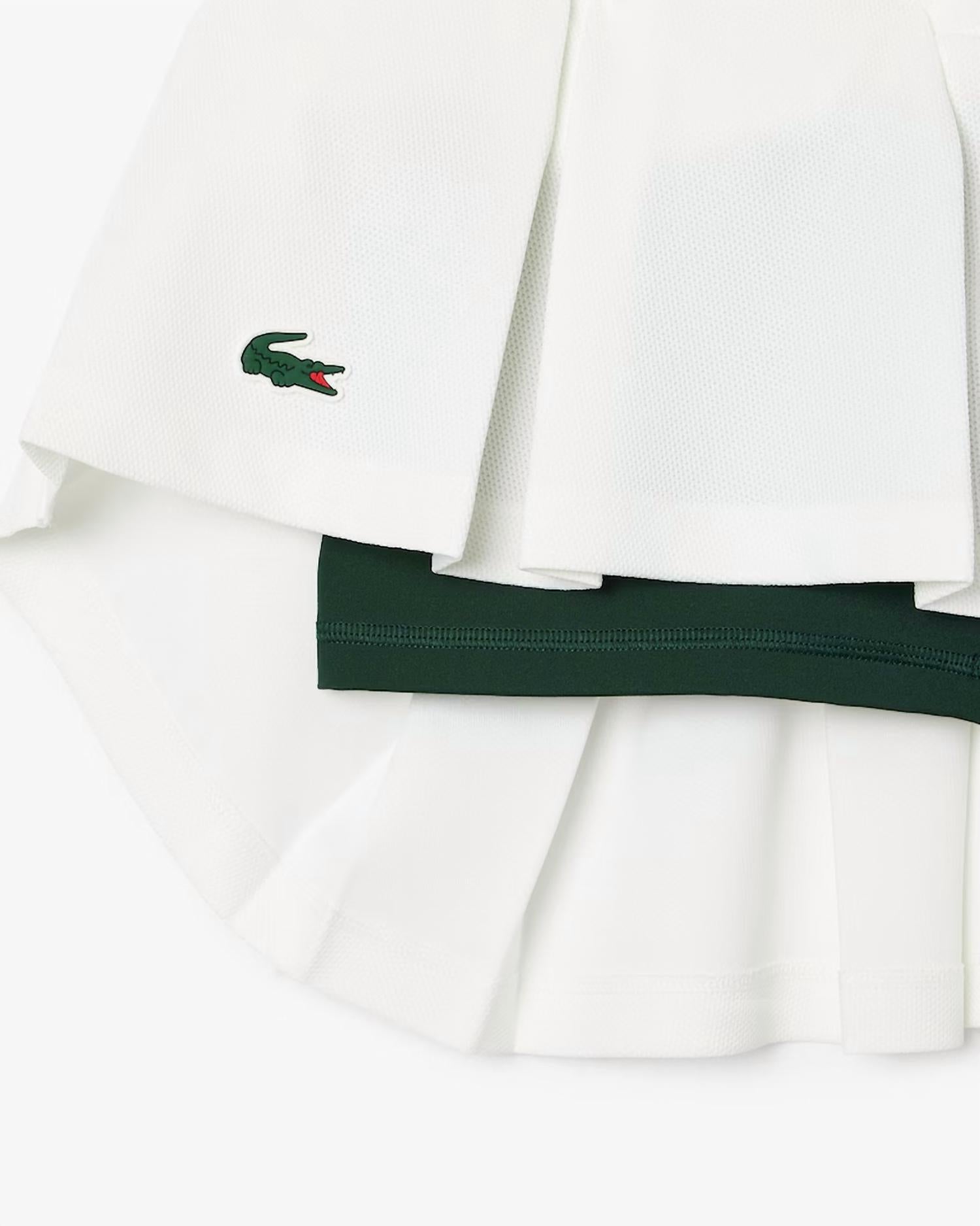 Lacoste - Women's Lined Piqué Tennis Skirt