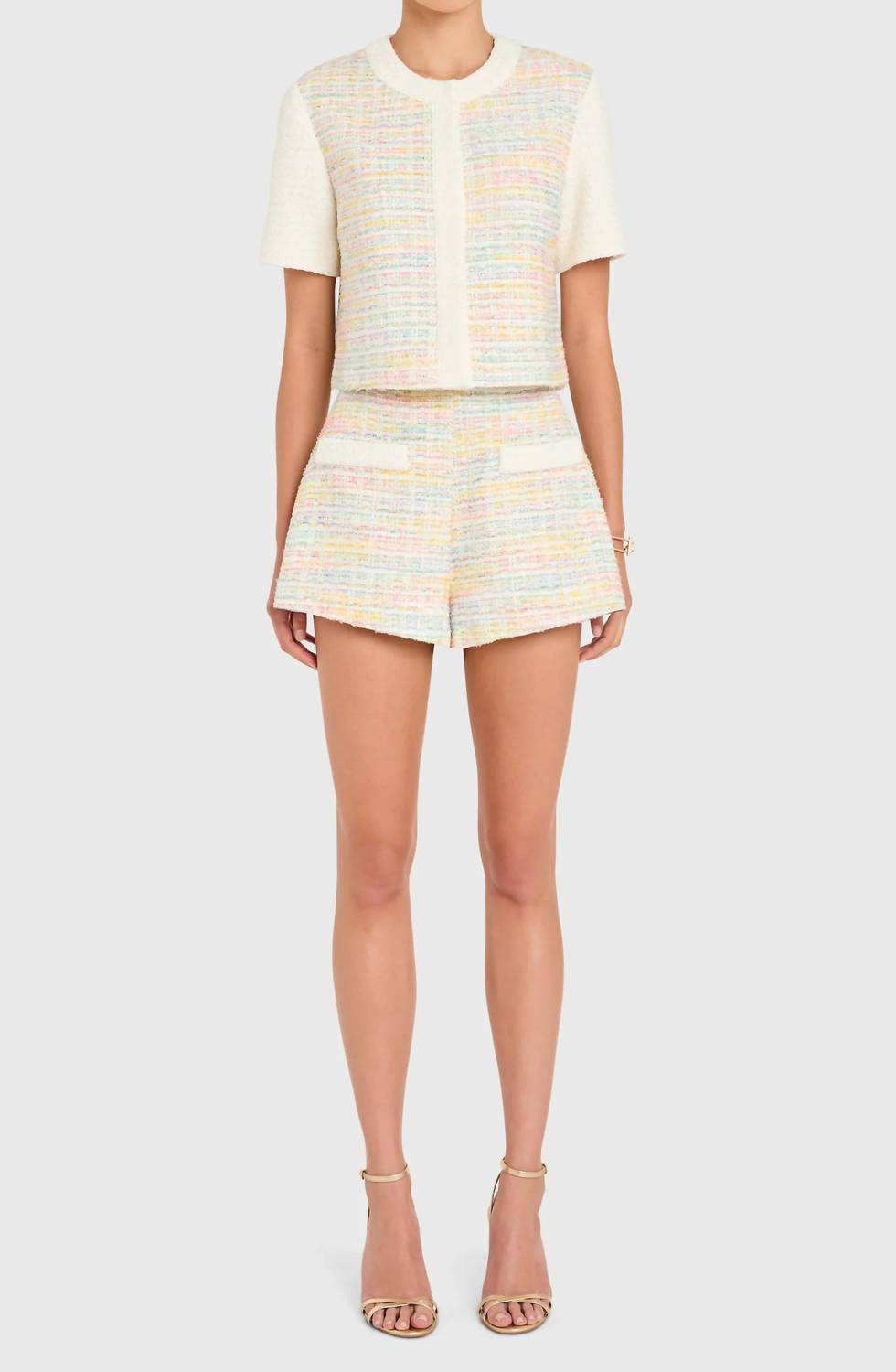 Amanda Uprichard - Braswell Tweed Shorts