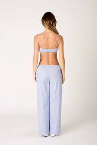 Nia - Stripe Bralette And Pant Set