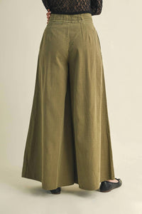 Mustard Seed - The Pintuck Power Wide Leg Pants
