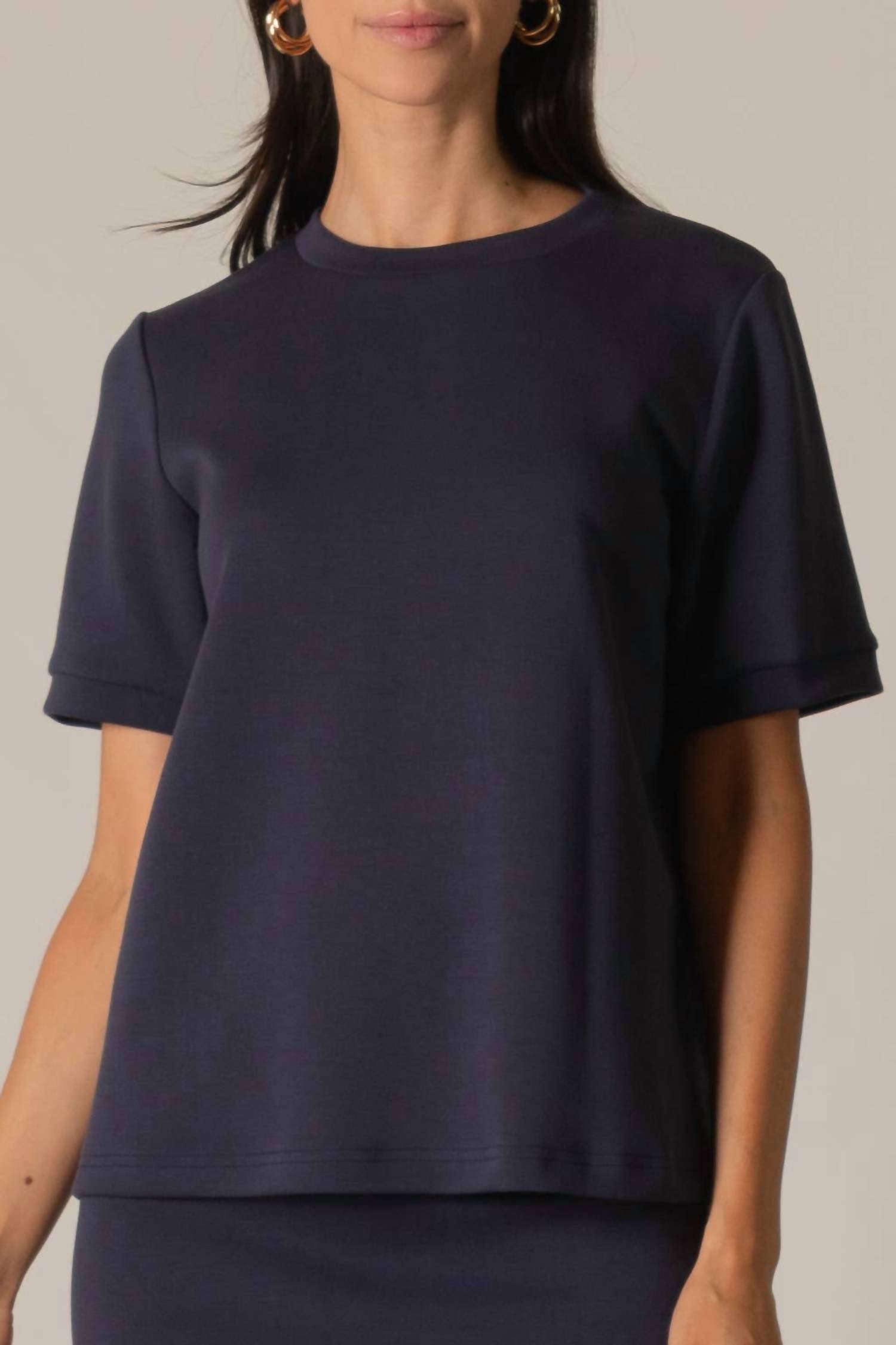 P.Cill - Modal Round Neck Short Sleeve Tee