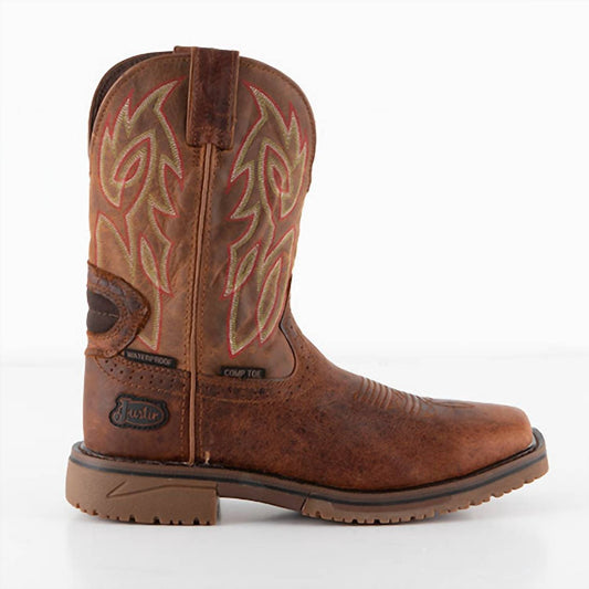 Justin - Men's Composite Toe Work Boot - Medium