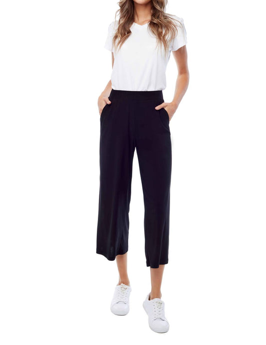 WIDE LEG CROPPED PANT