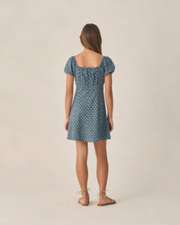 Rylee + Cru Ivy Dress in ditsy - kids' dress - detail view
