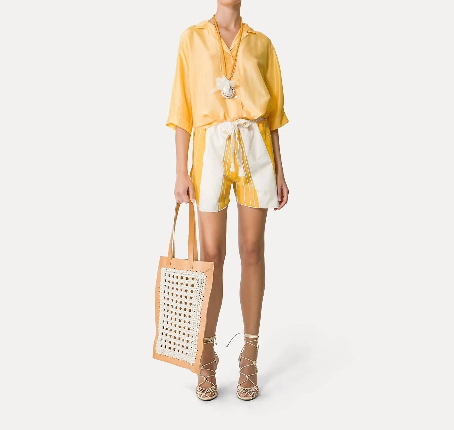 Forte Forte - Bermuda Stripe Shorts