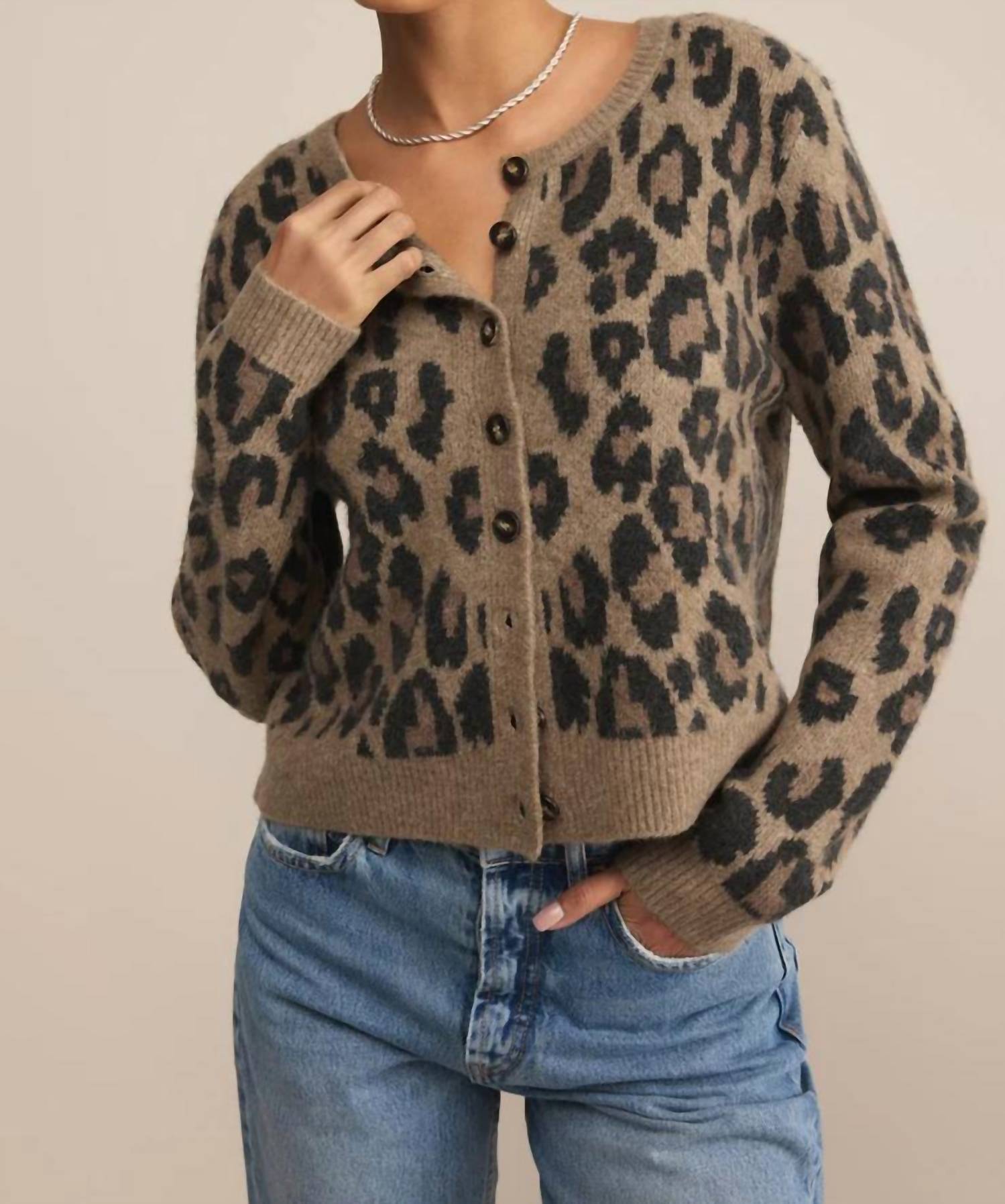 Z Supply - Outlook Leopard Cardigan
