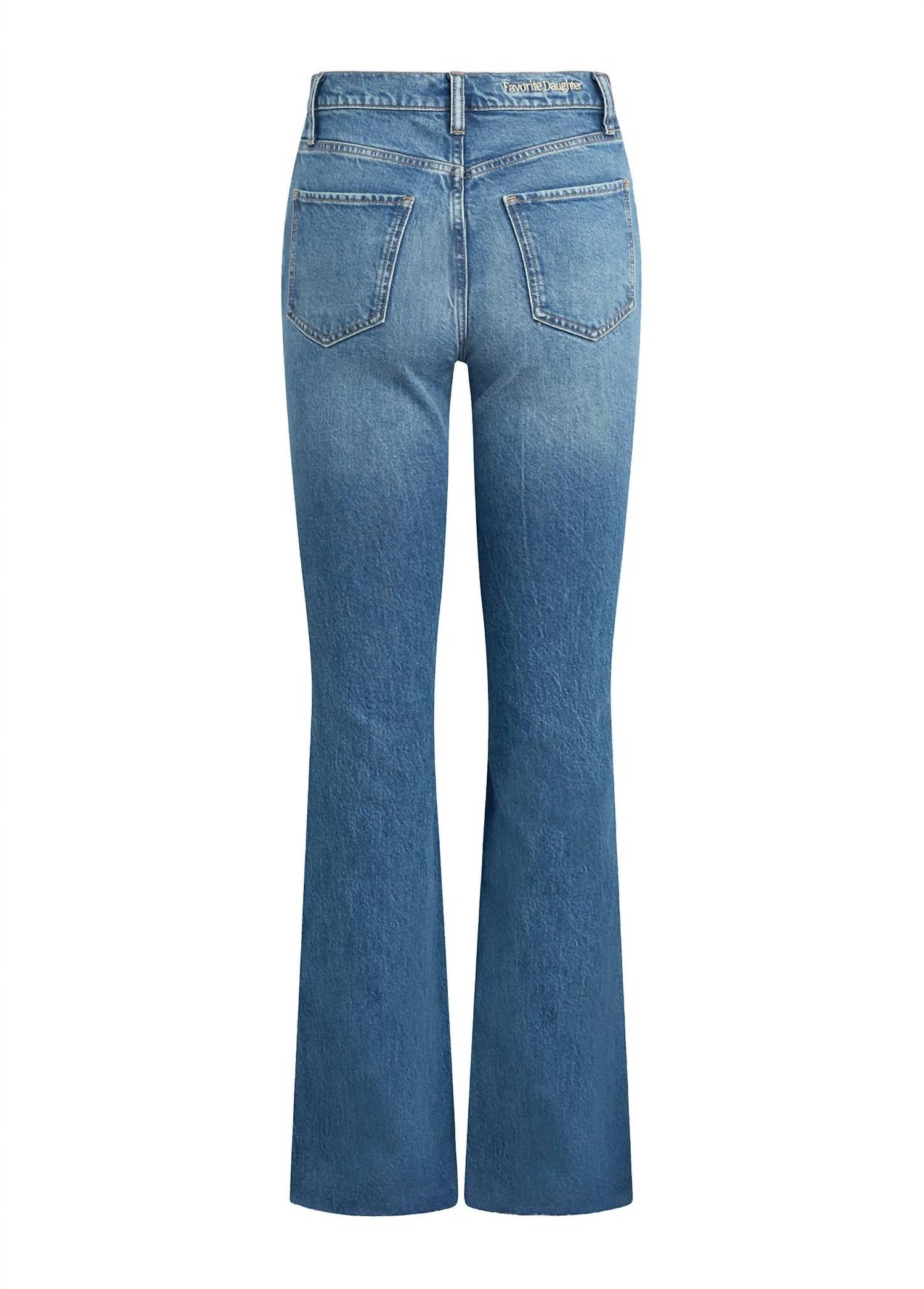 Favorite Daughter Morgan Shortie Bootcut Jeans in beacon - women's jeans - view 6