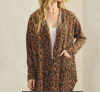 Heimish Usa - Rib Hoodie Open Cardigan