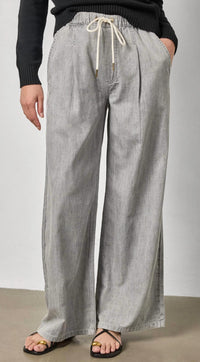 Lilla P - Denim Straight Leg Pant