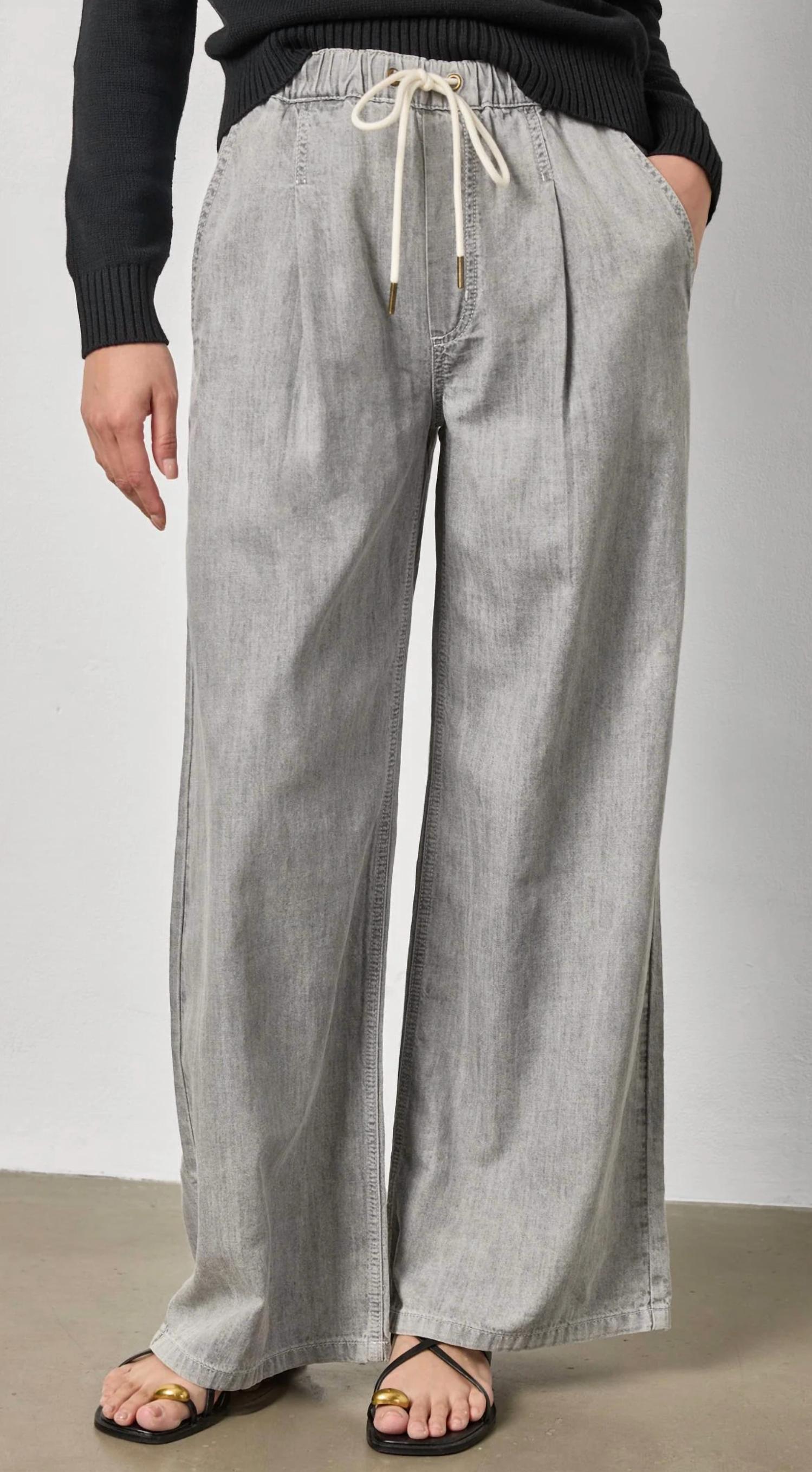Lilla P - Denim Straight Leg Pant