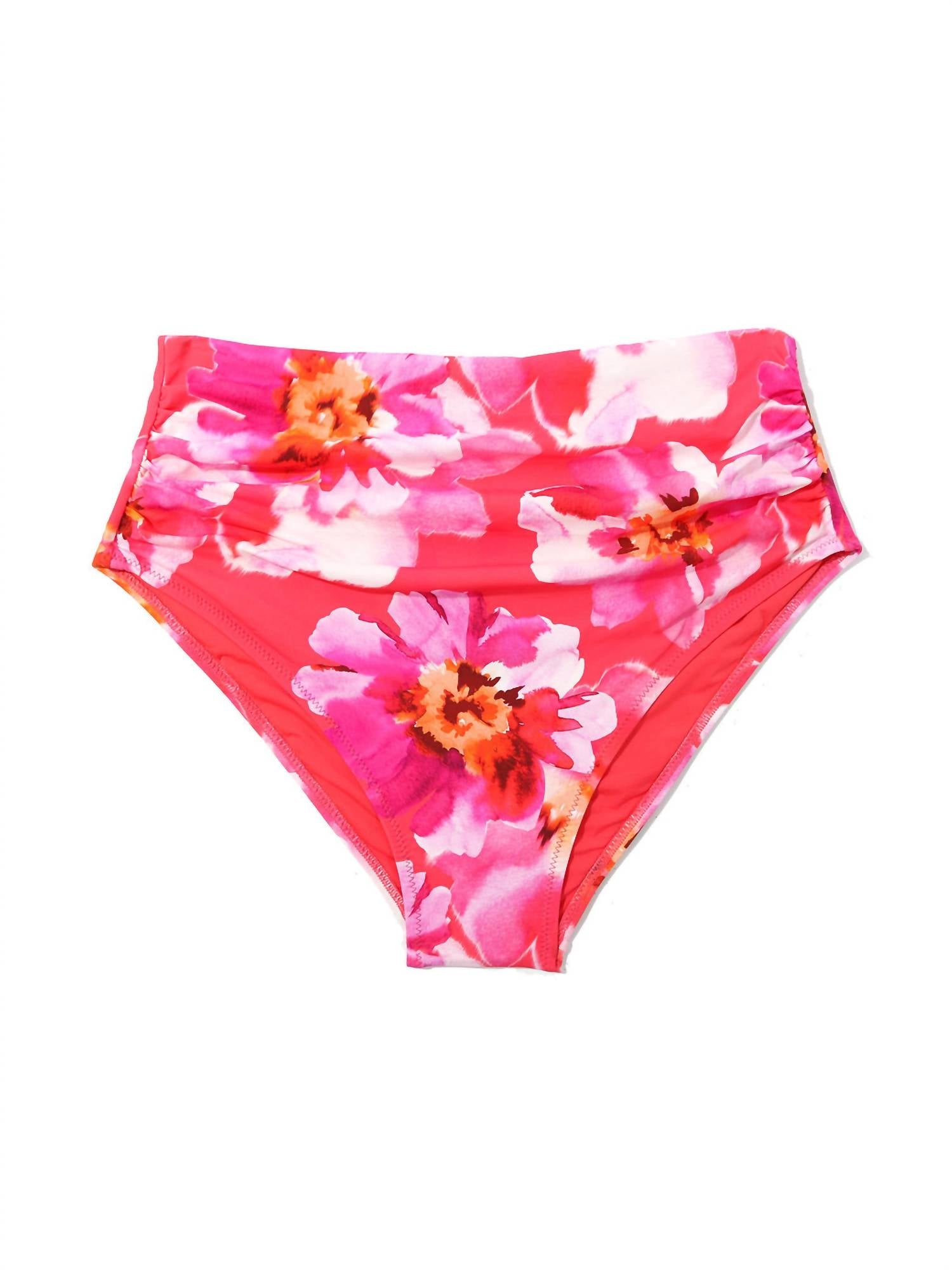 Hanky Panky - Women's Floral High Rise Cheeky Swim Bottoms