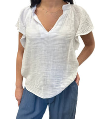Red Haute - Flair Sleeve Tank