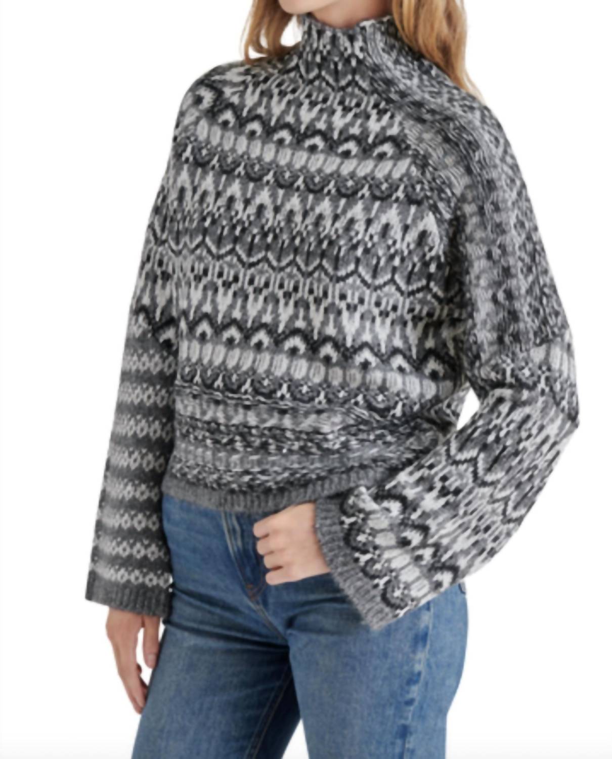 STEVE MADDEN Indie Sweater in charcoal grey - women's sweater - view 4