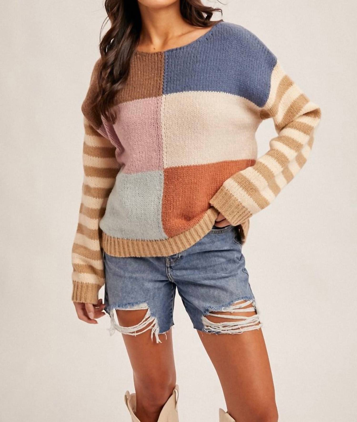 Hem & Thread - Shay Block Sweater
