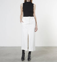 Enza Costa - SILK LAYERING MOCKNECK SWEATER