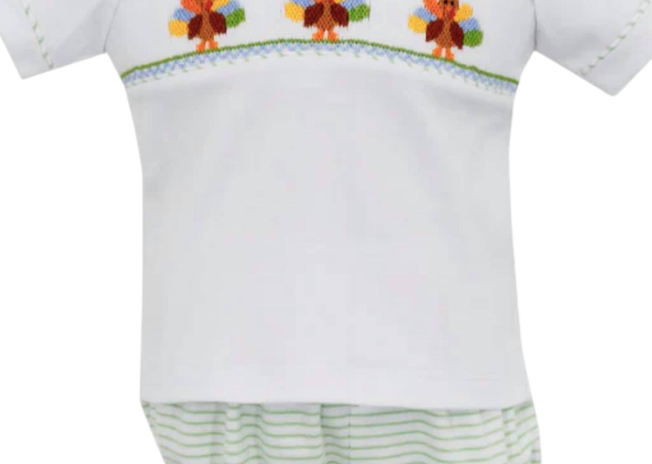 Petit Bebe - Girls Turkey Diaper Set