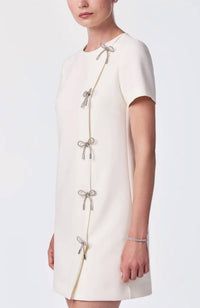 Trina Turk - Diamonds Crystal Bows Sheath Dress