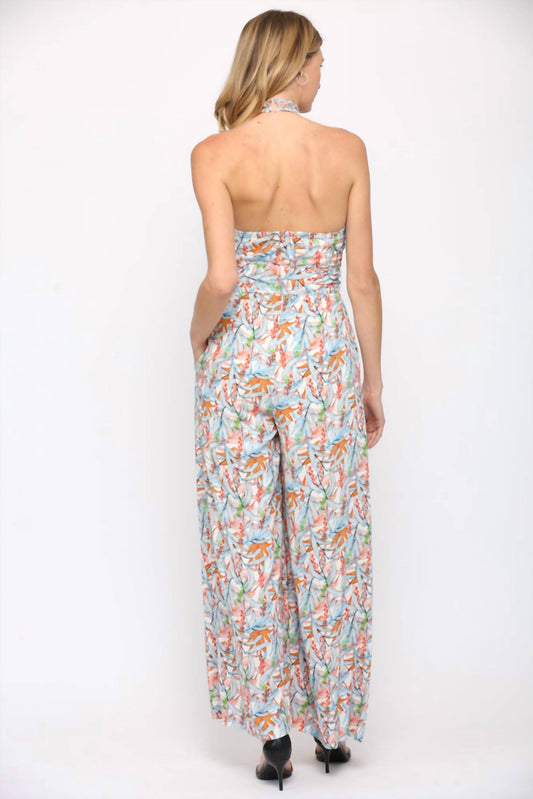 Twist Halter Neck Jumpsuit