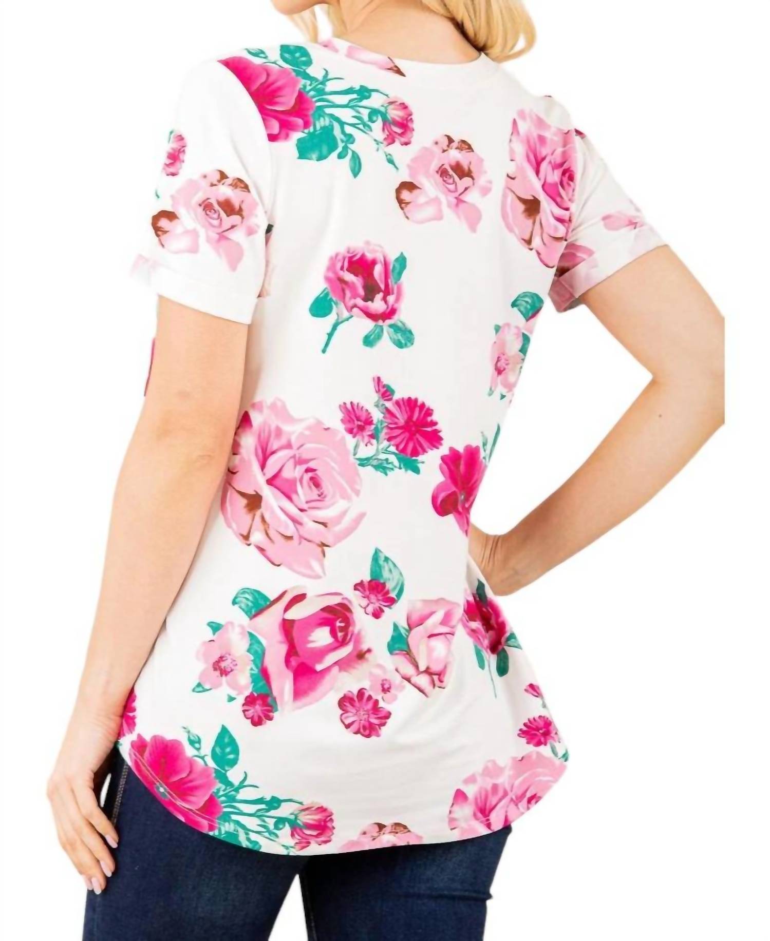 Heimish Usa - Spring Fling Floral Top