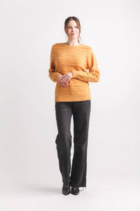 Papillon - Golden Hour Textured Stripe Sweater