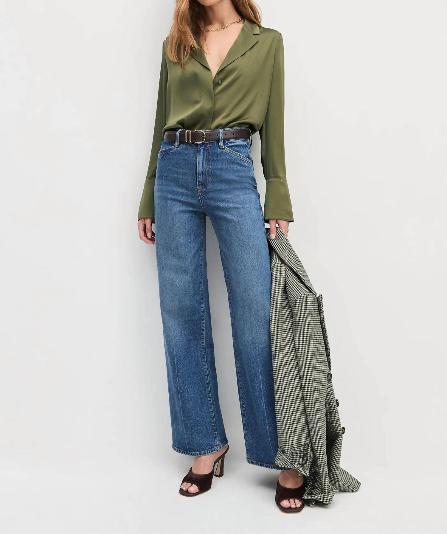 Favorite Daughter - Campbell Super High Rise Wide Leg Jean