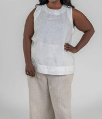 Adriana Contreras - Ava Linen Tank Top - Plus