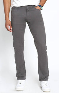 Jachs New York - Straight Fit Stretch Sateen 5 Pocket Pants