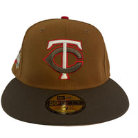 New Era Team Scarlet Undervisor Fitted Hat in brown - men's hat