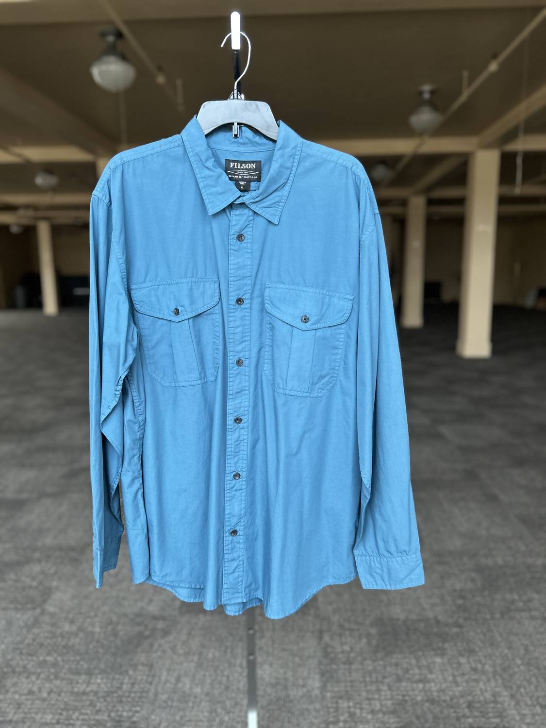 Filson - Men's Washed Feather Cloth Shirt