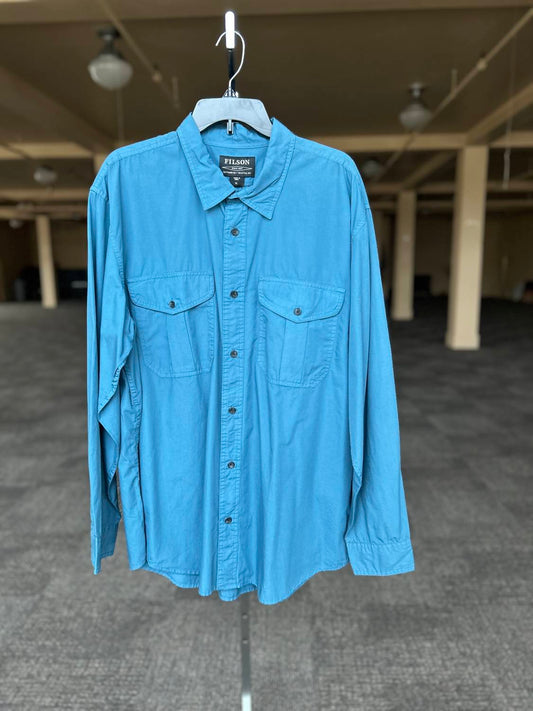 Filson - Men's Washed Feather Cloth Shirt